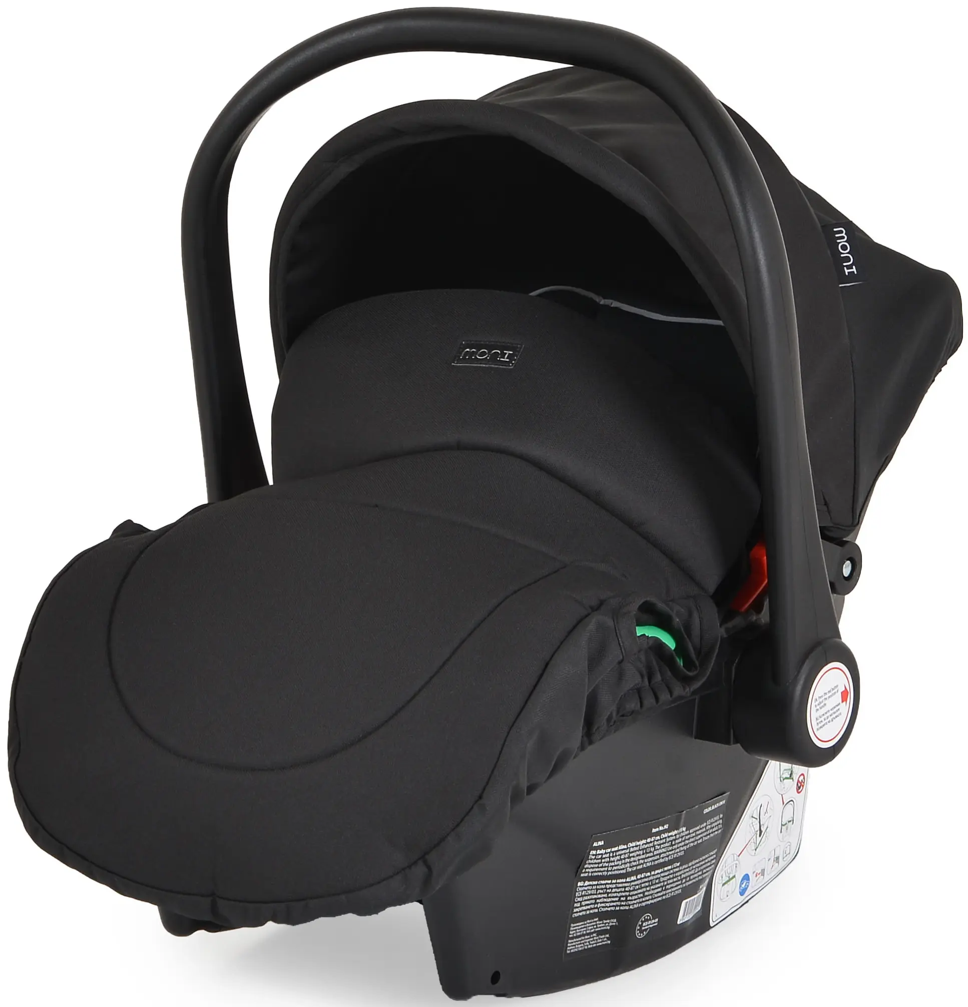 Carucior-transformer 2in1 Moni Alina (Black Onyx)