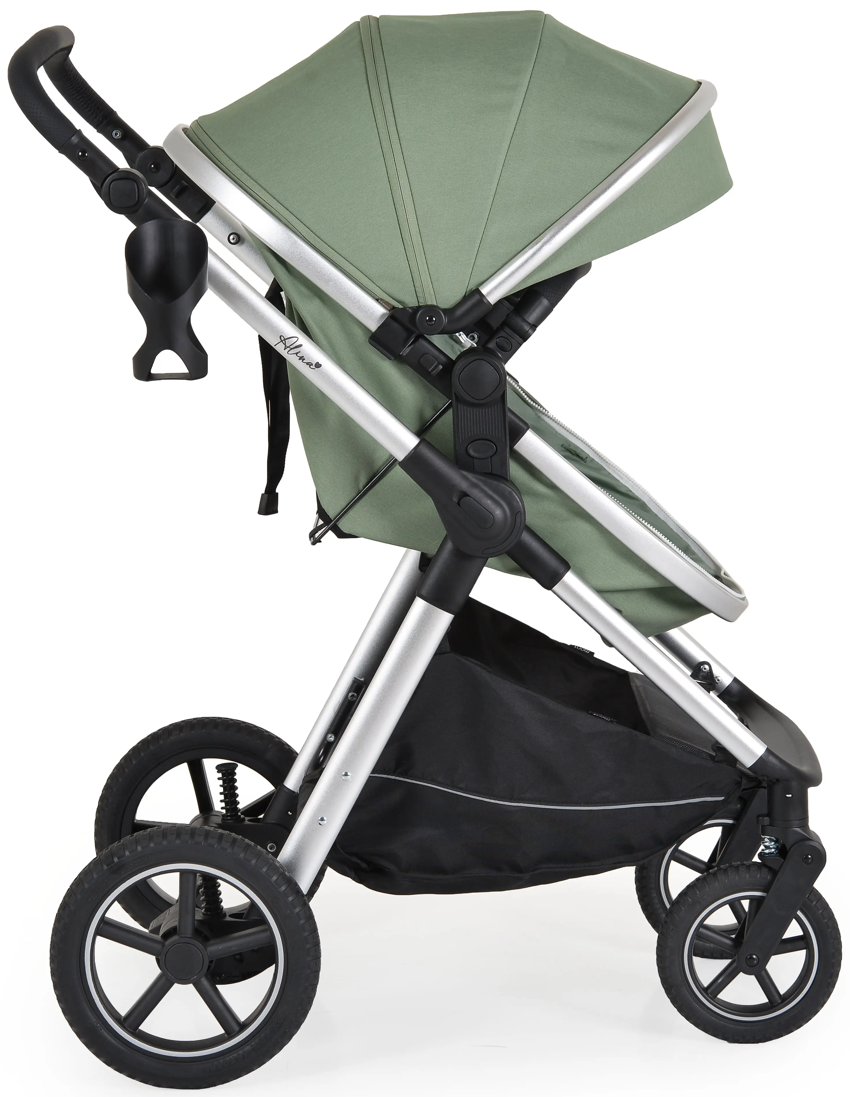 Carucior-transformer 3in1 Moni Alina (Dark Green)