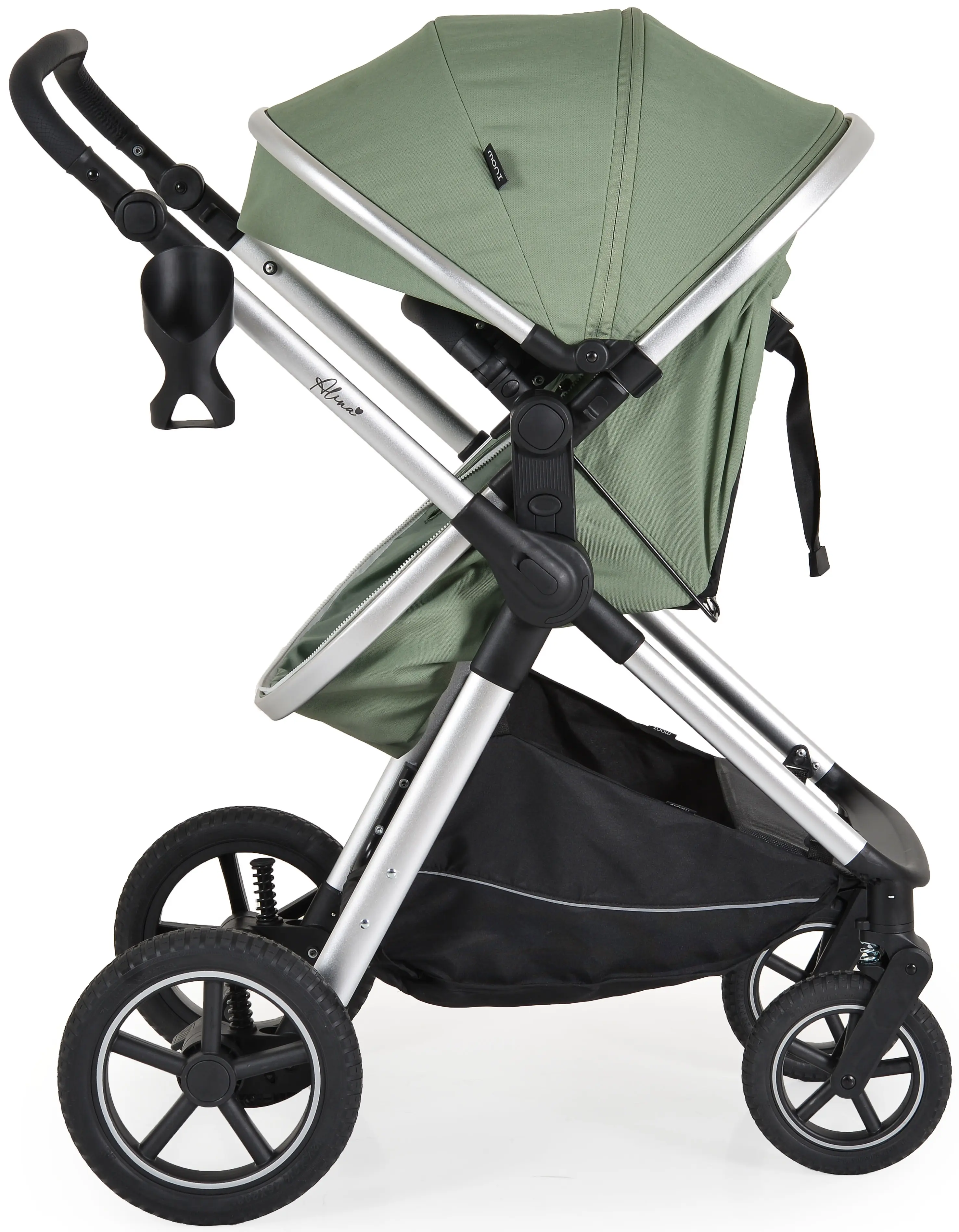 Carucior-transformer 3in1 Moni Alina (Dark Green)