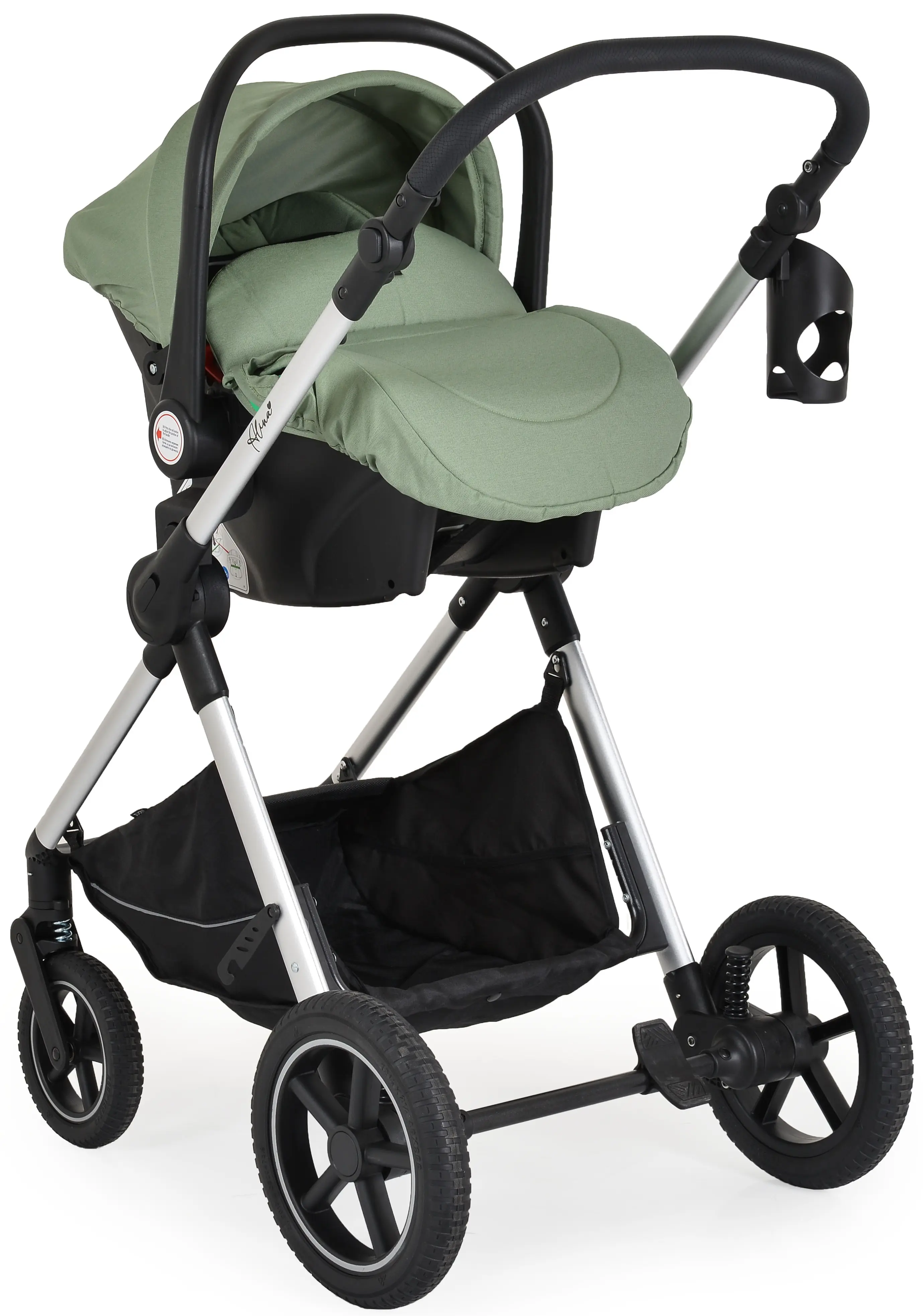Carucior-transformer 3in1 Moni Alina (Dark Green)