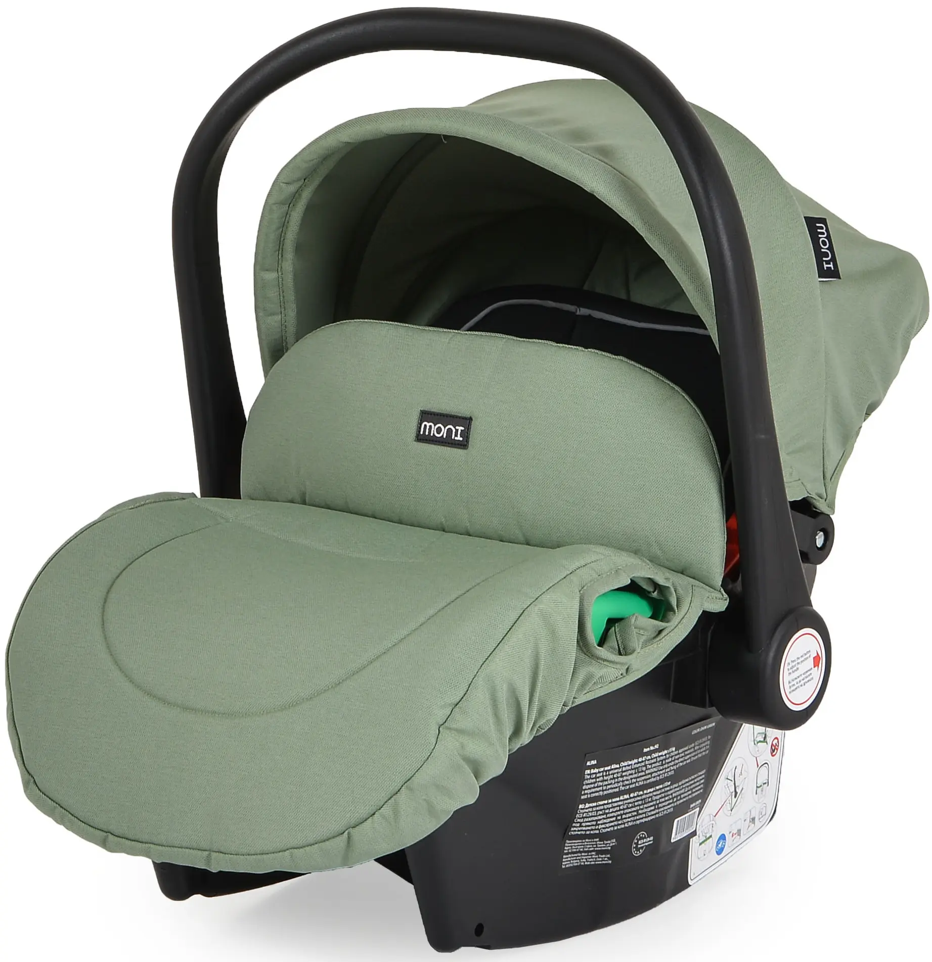 Carucior-transformer 3in1 Moni Alina (Dark Green)
