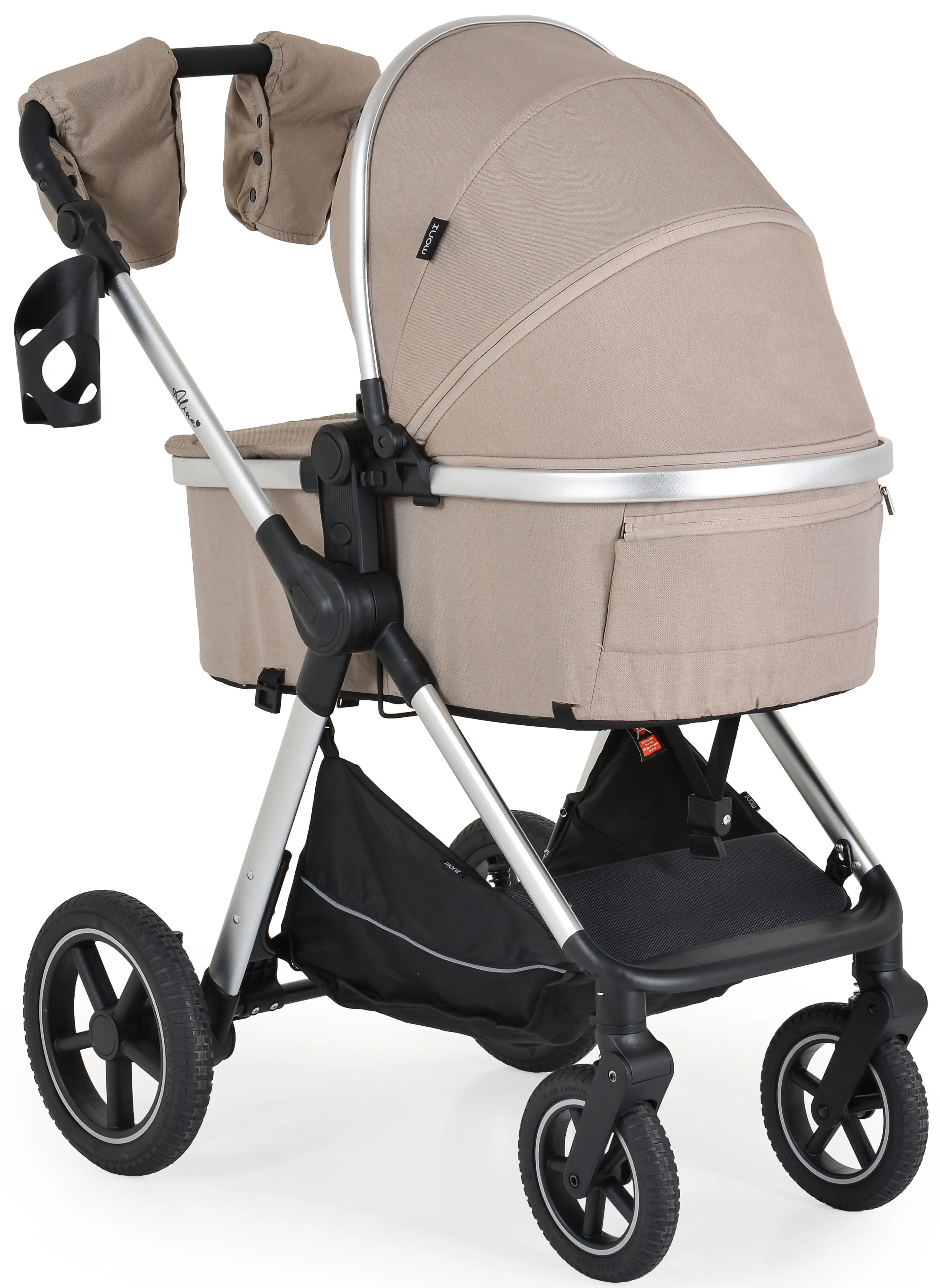 Carucior-transformer 3in1 Moni Alina (Seed Pearl)