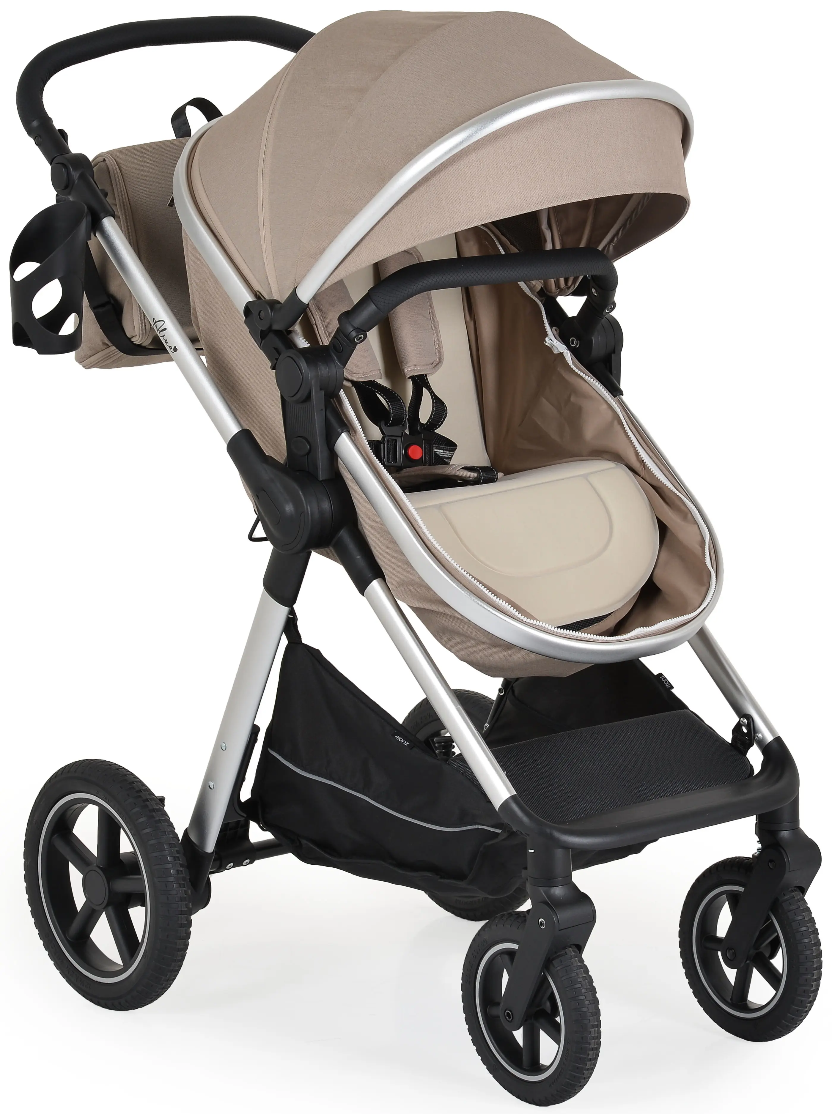 Carucior-transformer 3in1 Moni Alina (Seed Pearl)