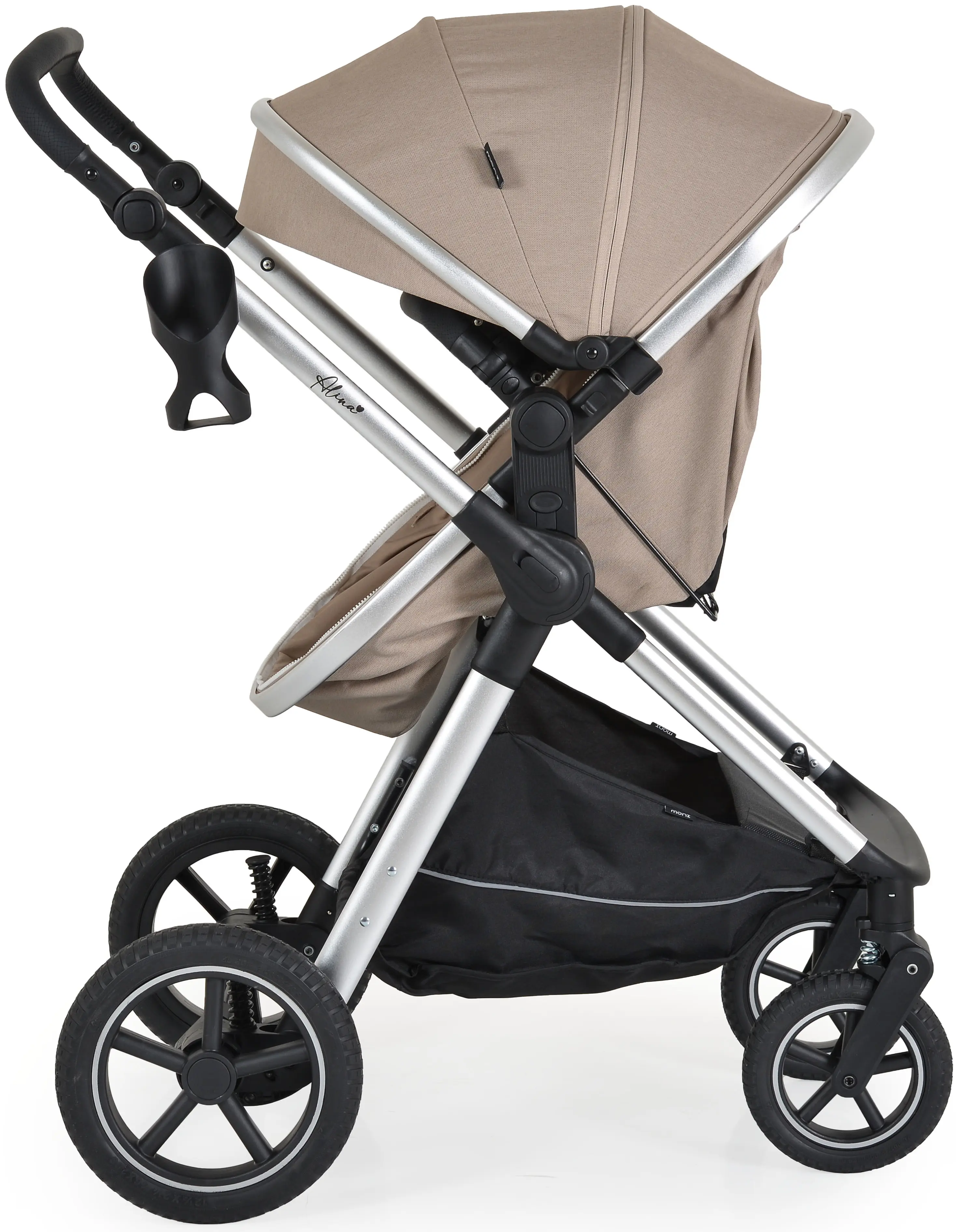 Carucior-transformer 3in1 Moni Alina (Seed Pearl)