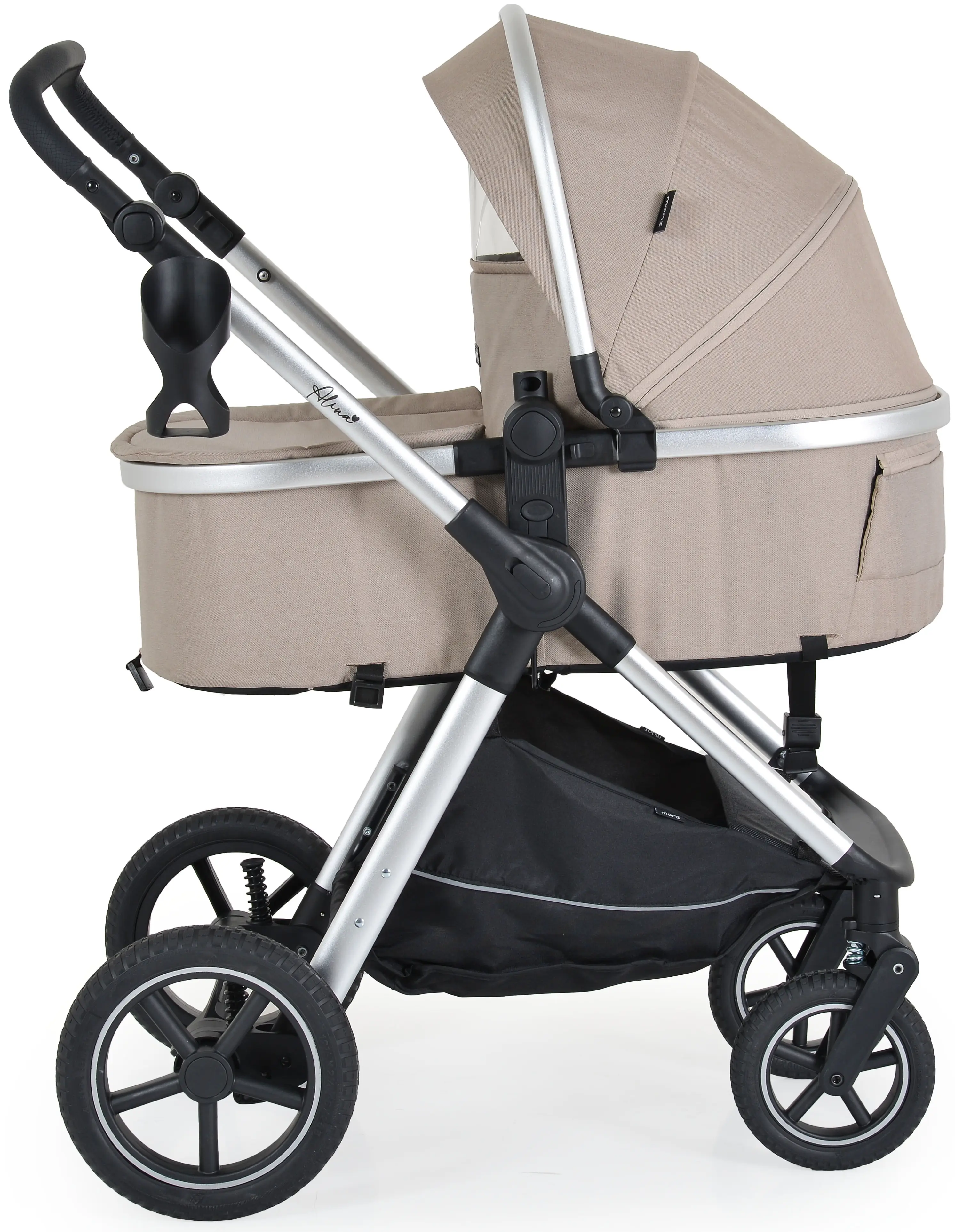 Carucior-transformer 3in1 Moni Alina (Seed Pearl)