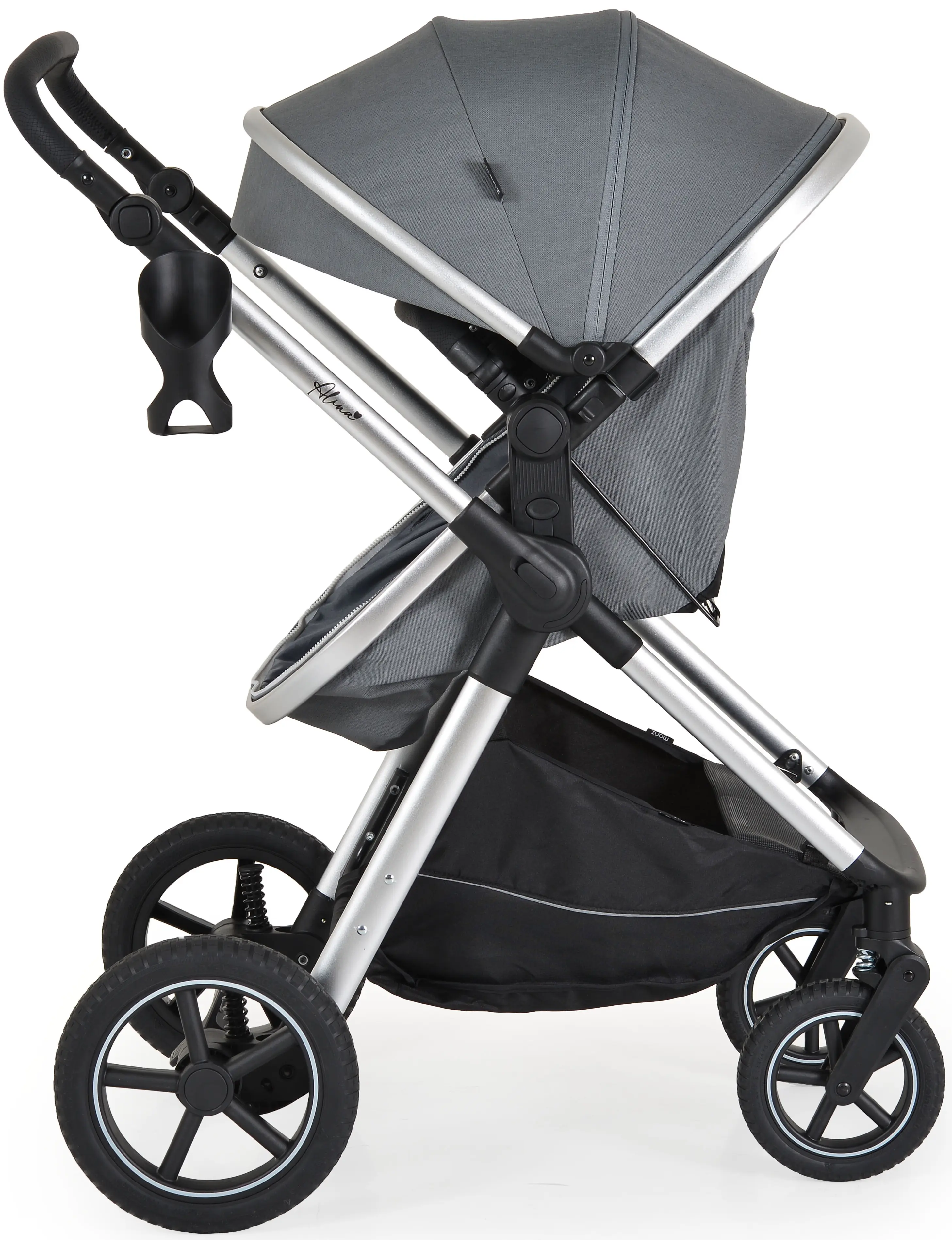 Carucior-transformer 3in1 Moni Alina (Titanium Grey)