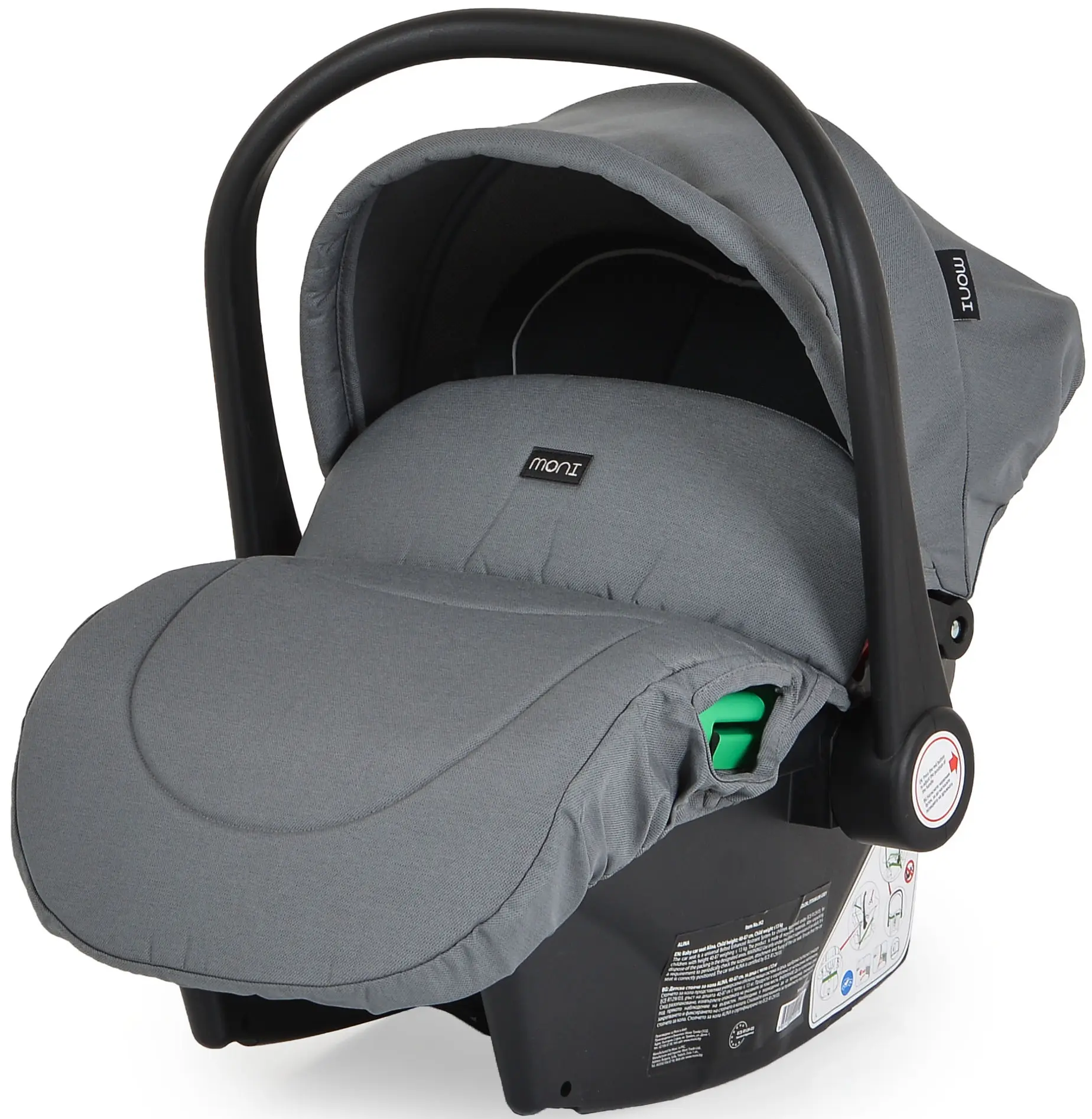 Carucior-transformer 3in1 Moni Alina (Titanium Grey)