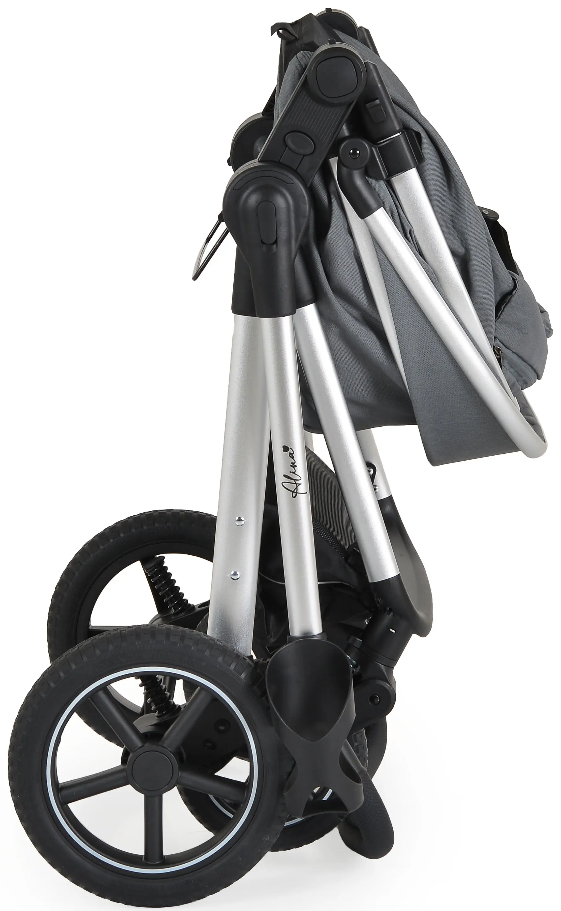 Carucior-transformer 3in1 Moni Alina (Titanium Grey)