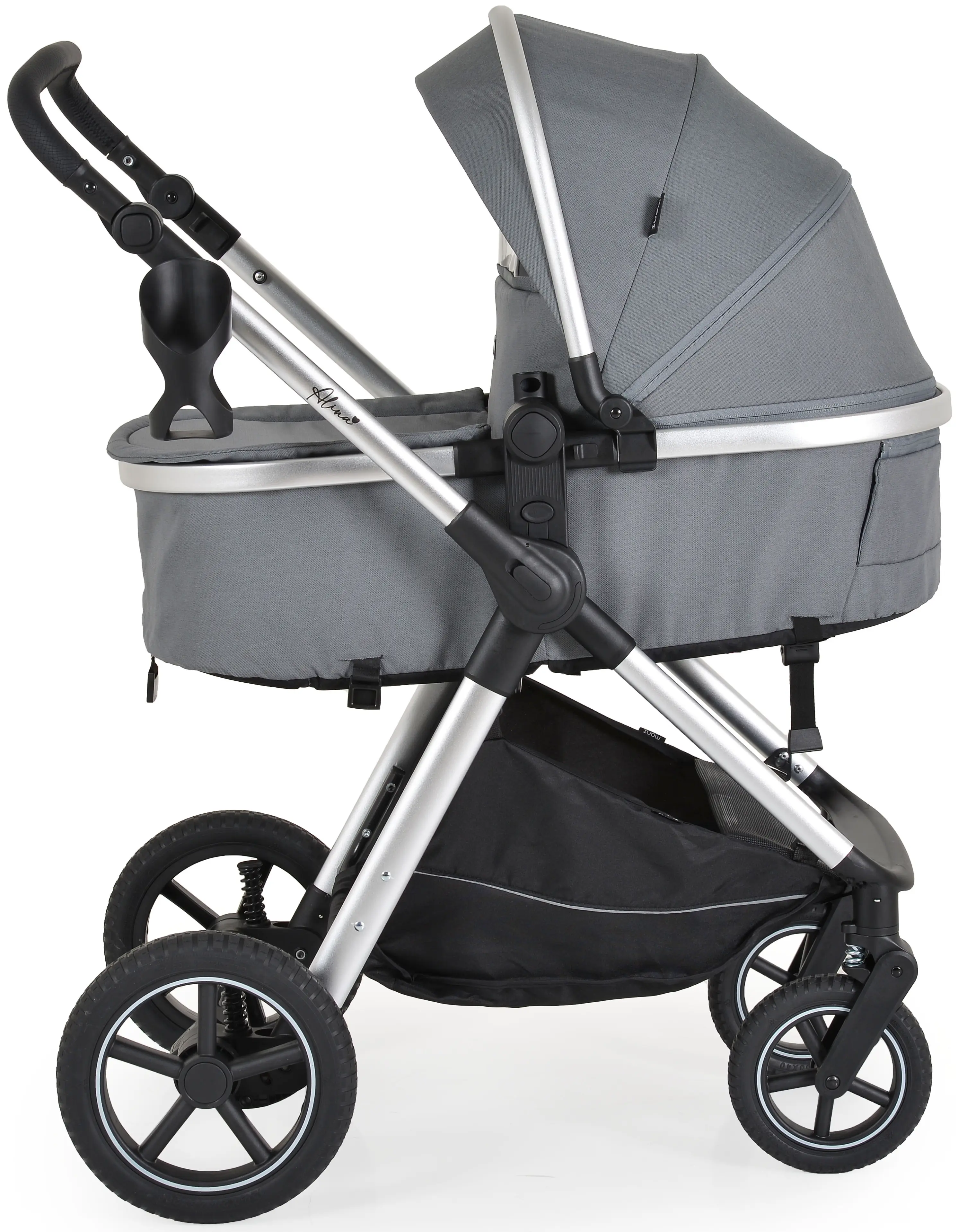 Carucior-transformer 3in1 Moni Alina (Titanium Grey)