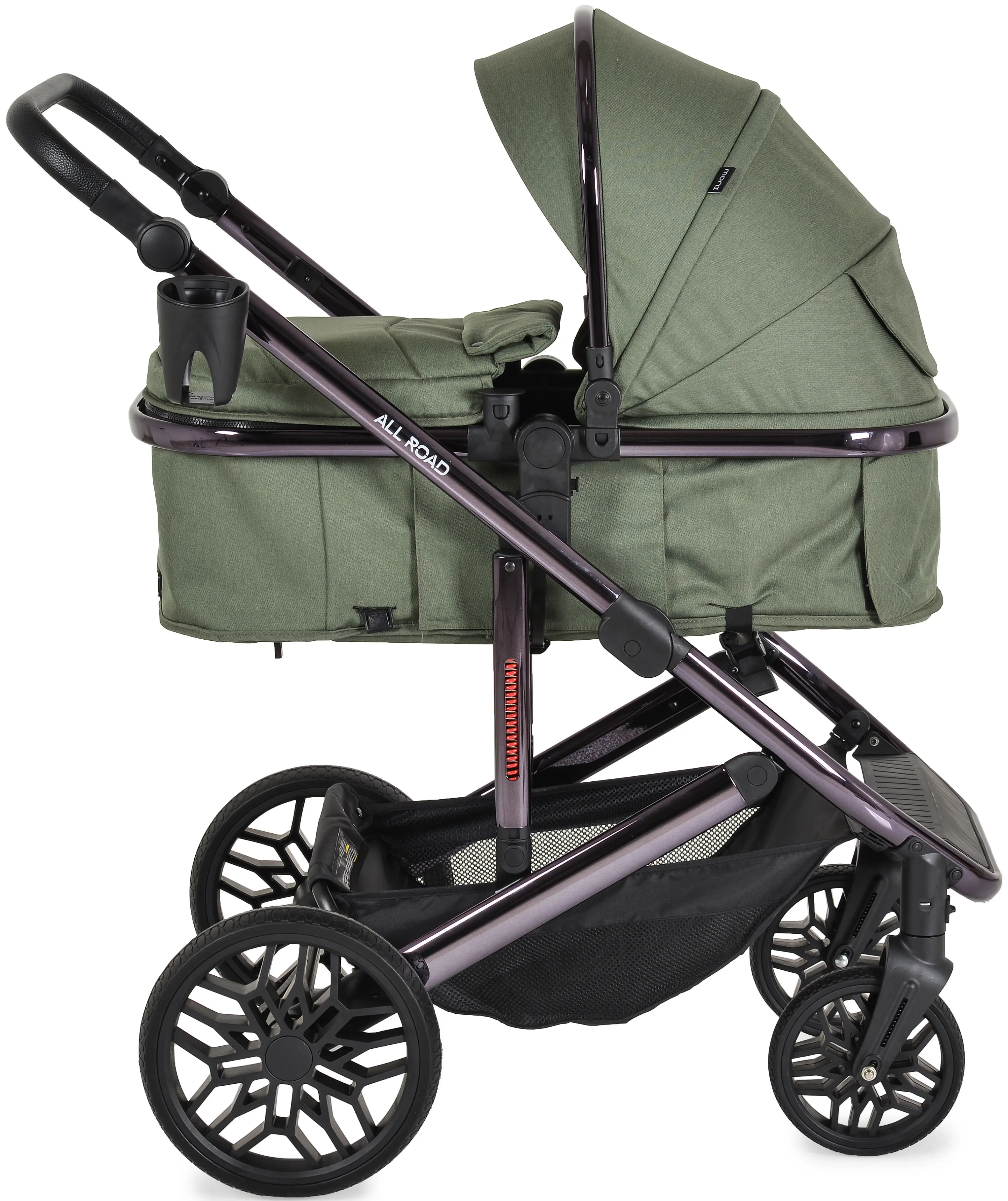 Carucior-transformer 3in1 Moni All Road (Dark Green)