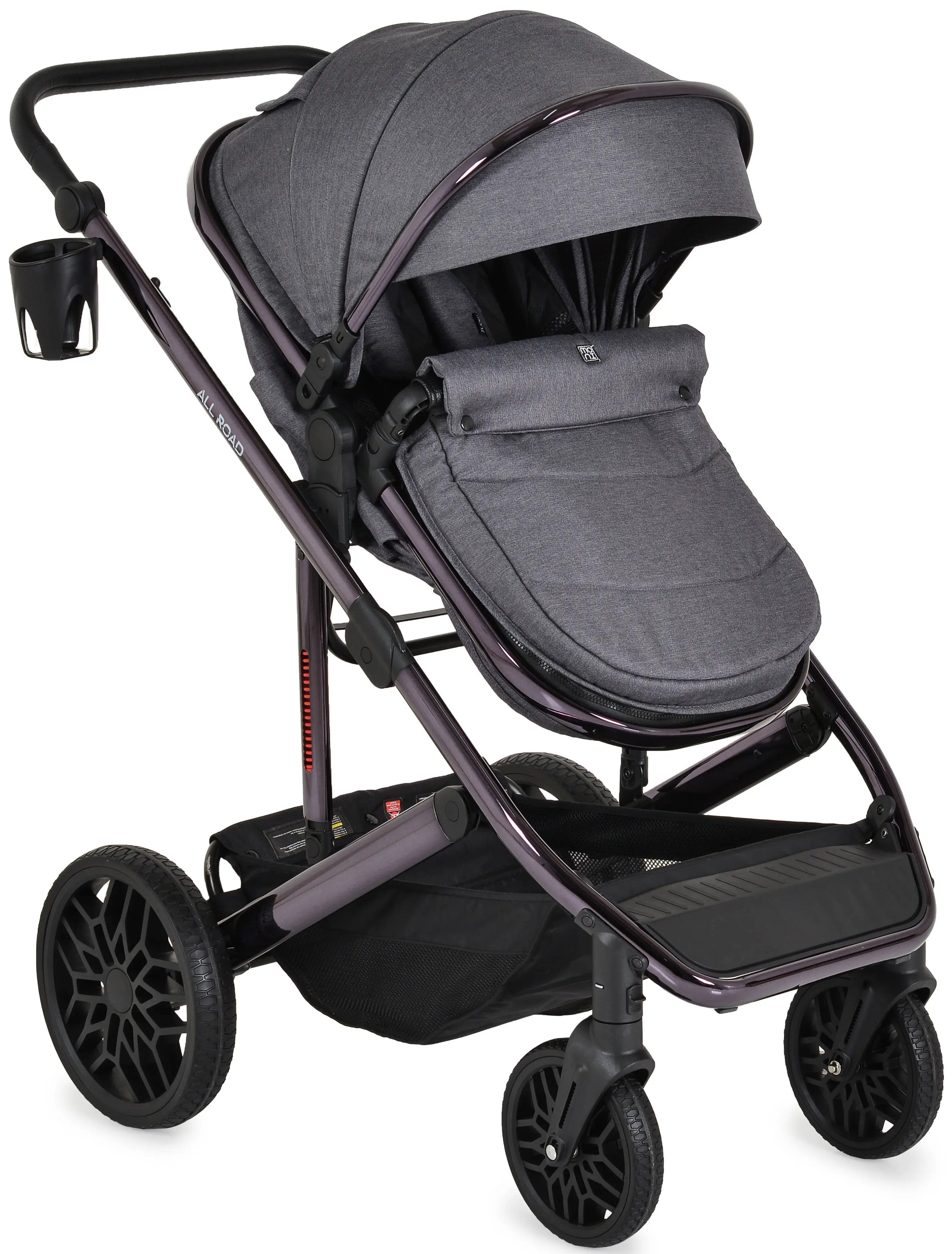 Коляска-трансформер 3в1 Moni All Road (Grey)