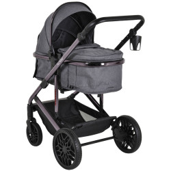 Коляска-трансформер 3в1 Moni All Road (Grey)