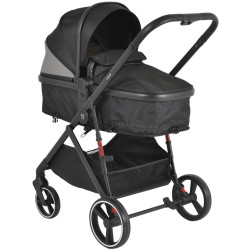 Коляска-трансформер 3в1 Moni Marbella (Black)