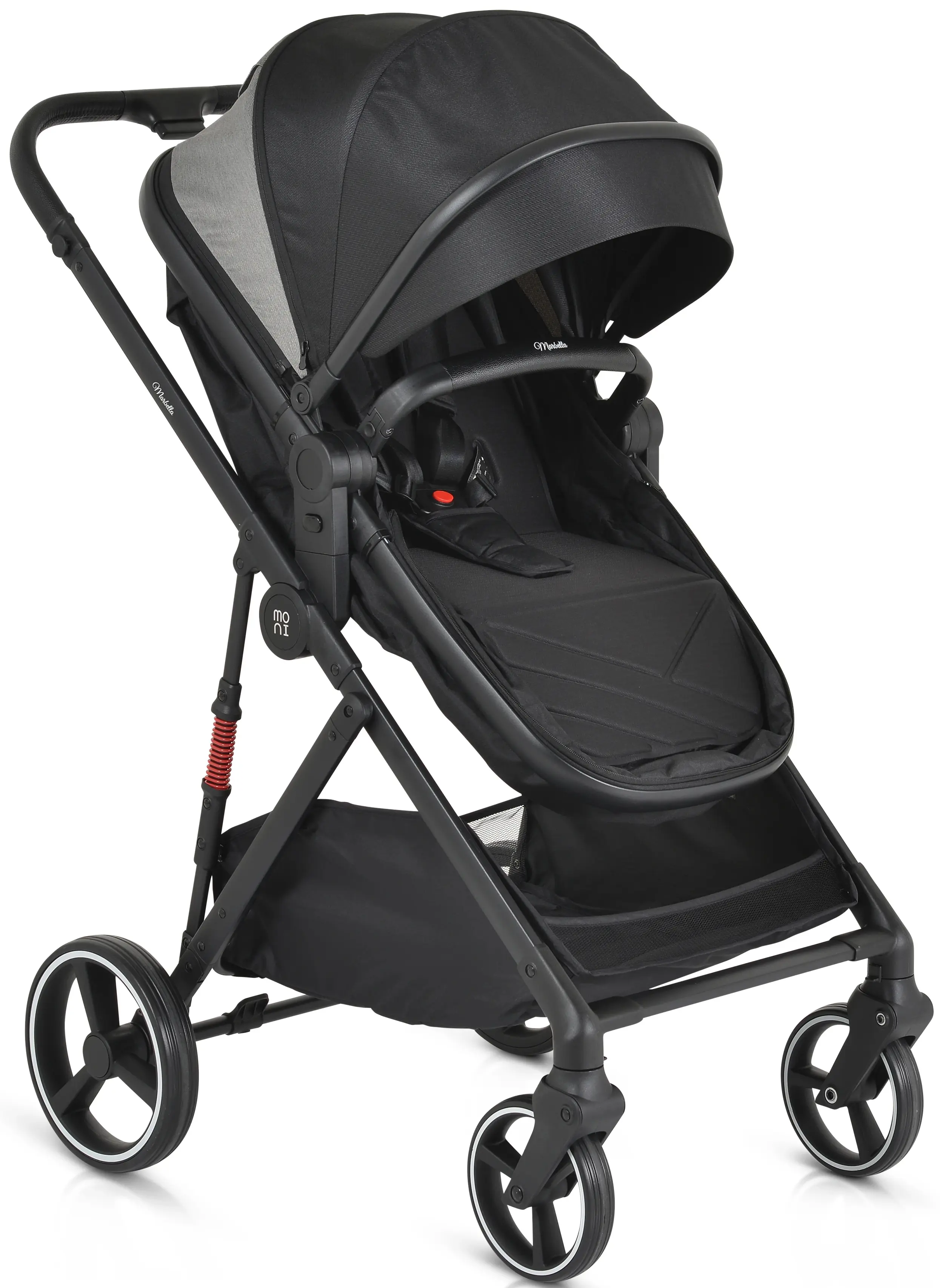 Коляска-трансформер 3в1 Moni Marbella (Black)