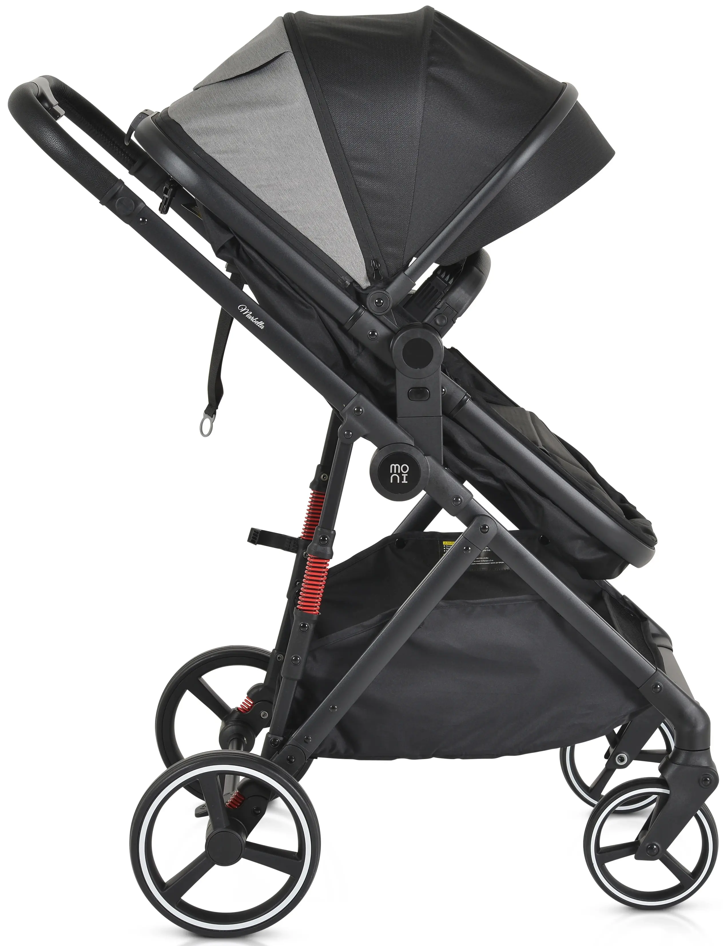 Коляска-трансформер 3в1 Moni Marbella (Black)