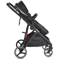Коляска-трансформер 3в1 Moni Marbella (Black) Thumb