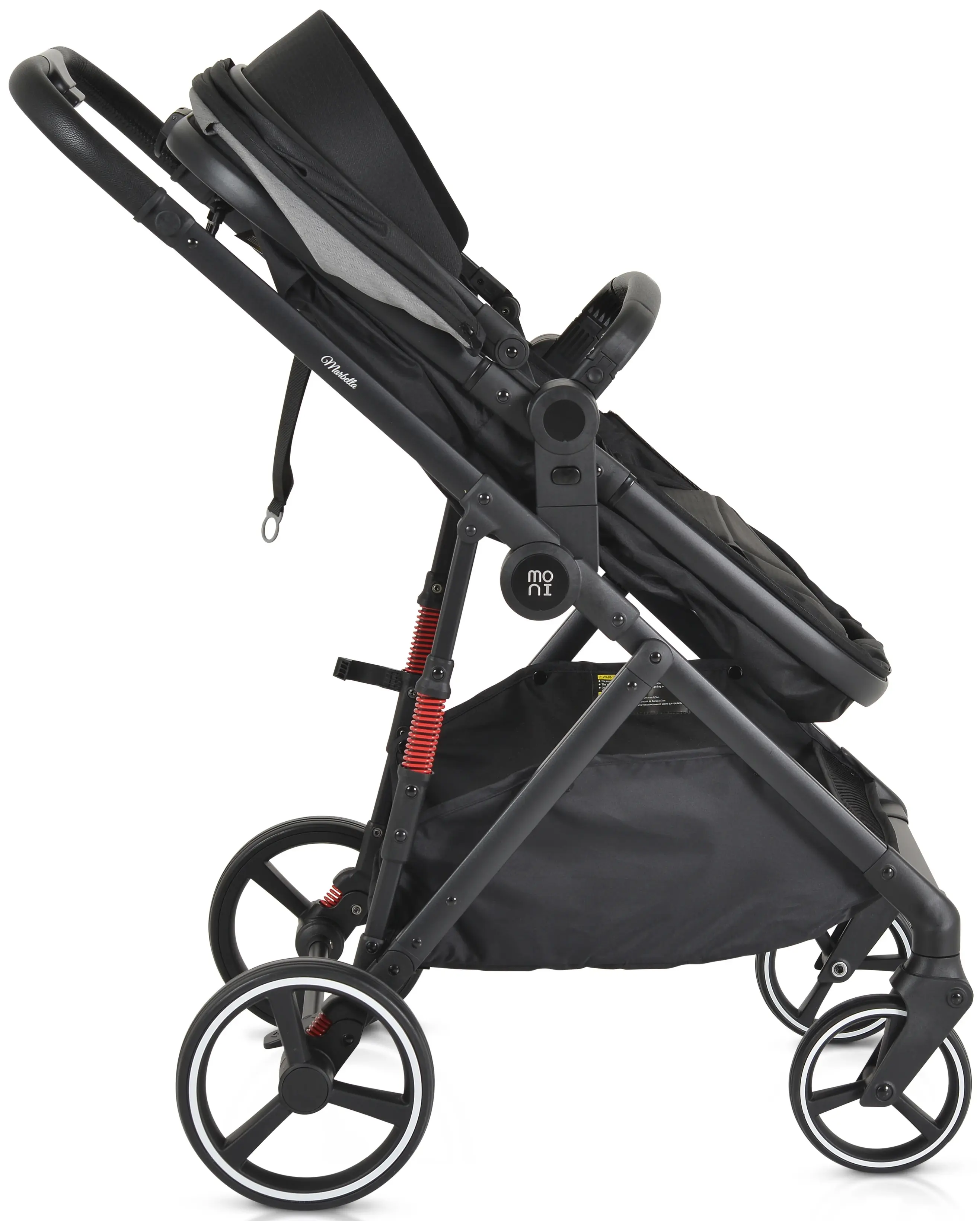 Коляска-трансформер 3в1 Moni Marbella (Black)