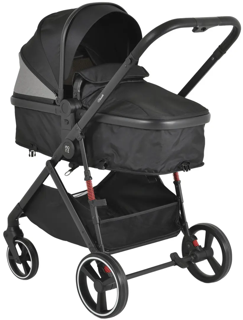 Коляска-трансформер 3в1 Moni Marbella (Black)
