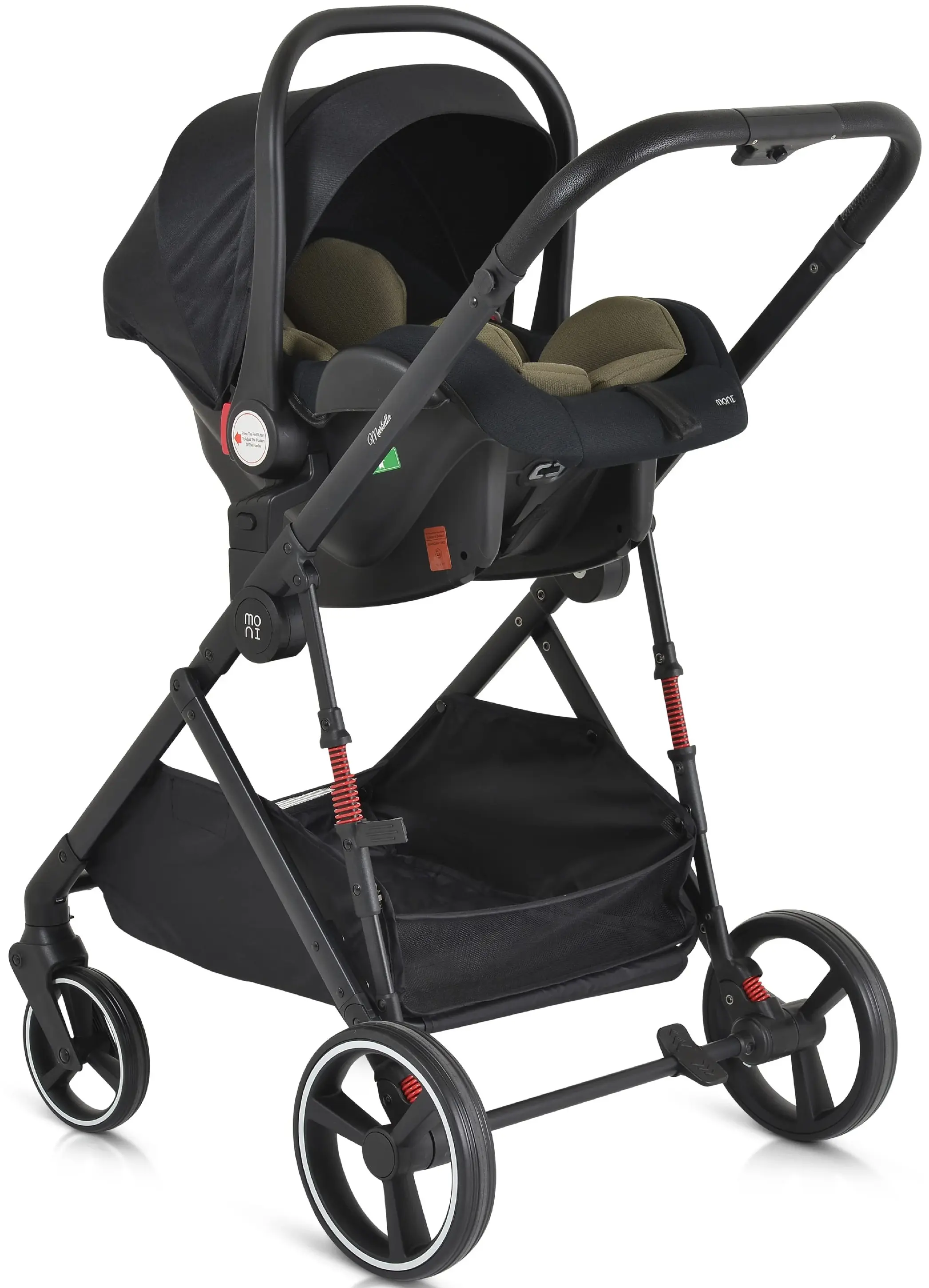 Коляска-трансформер 3в1 Moni Marbella (Green)