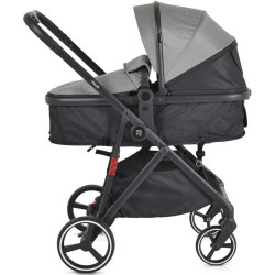 Carucior-transformer 3in1 Moni Marbella (Grey) Thumb