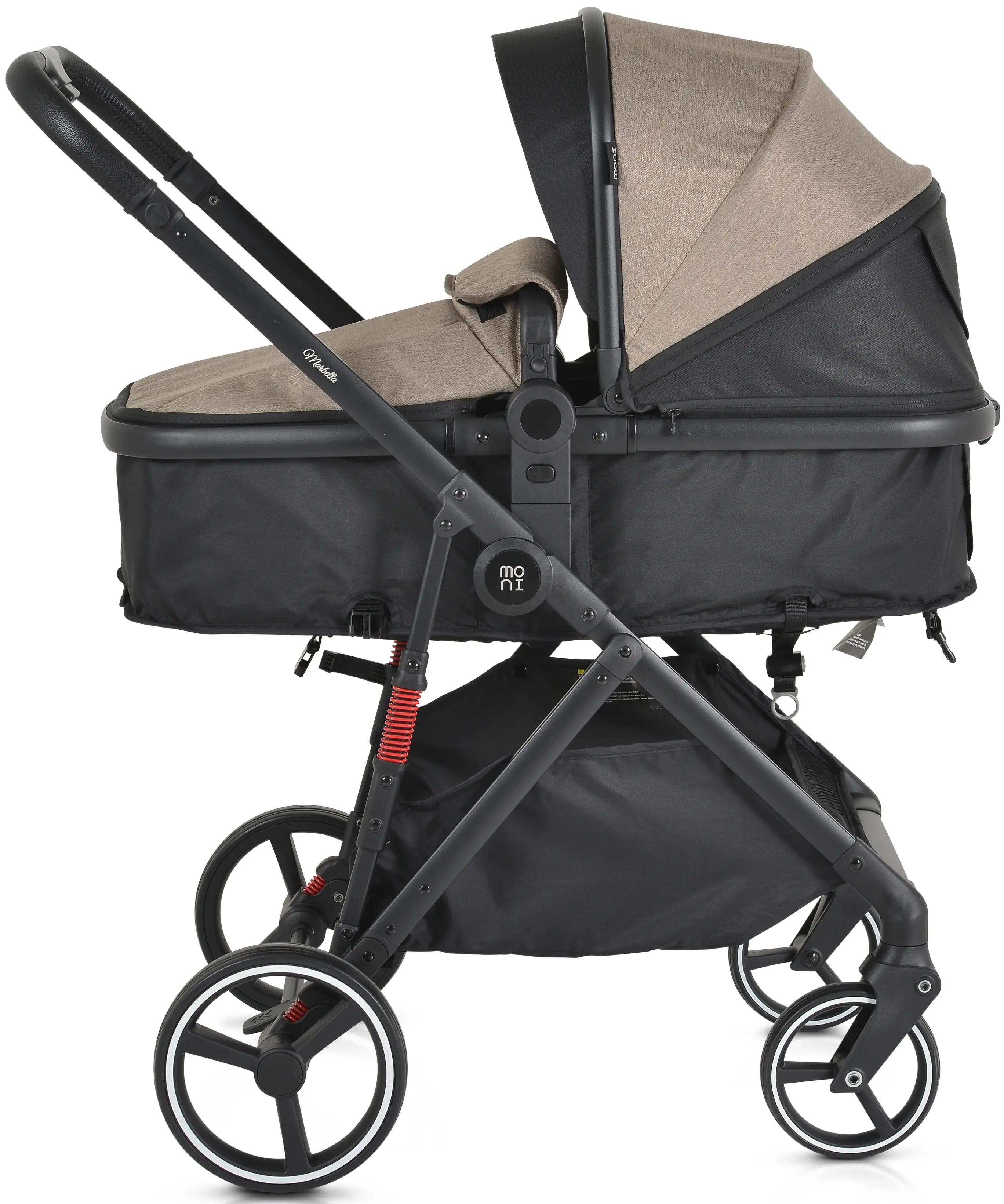 Carucior-transformer 3in1 Moni Marbella (Nougat)