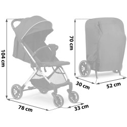 Коляска прогулочная Nukido Paseo 716000 (Black) Thumb