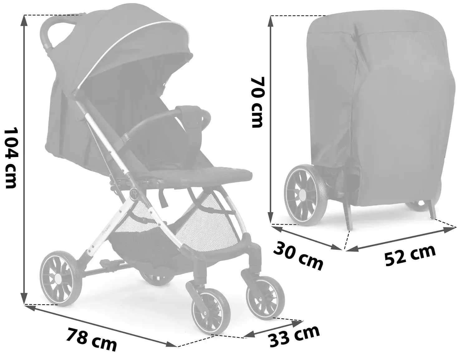Коляска прогулочная Nukido Paseo 716000 (Black) - 12