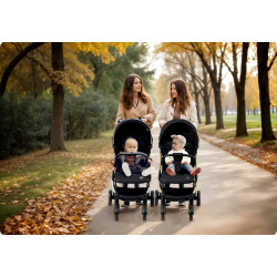 Коляска прогулочная Nukido Paseo 716000 (Black) Thumb