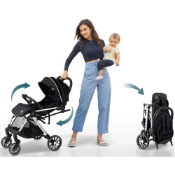 Коляска прогулочная Nukido Paseo 716000 (Black) Thumb