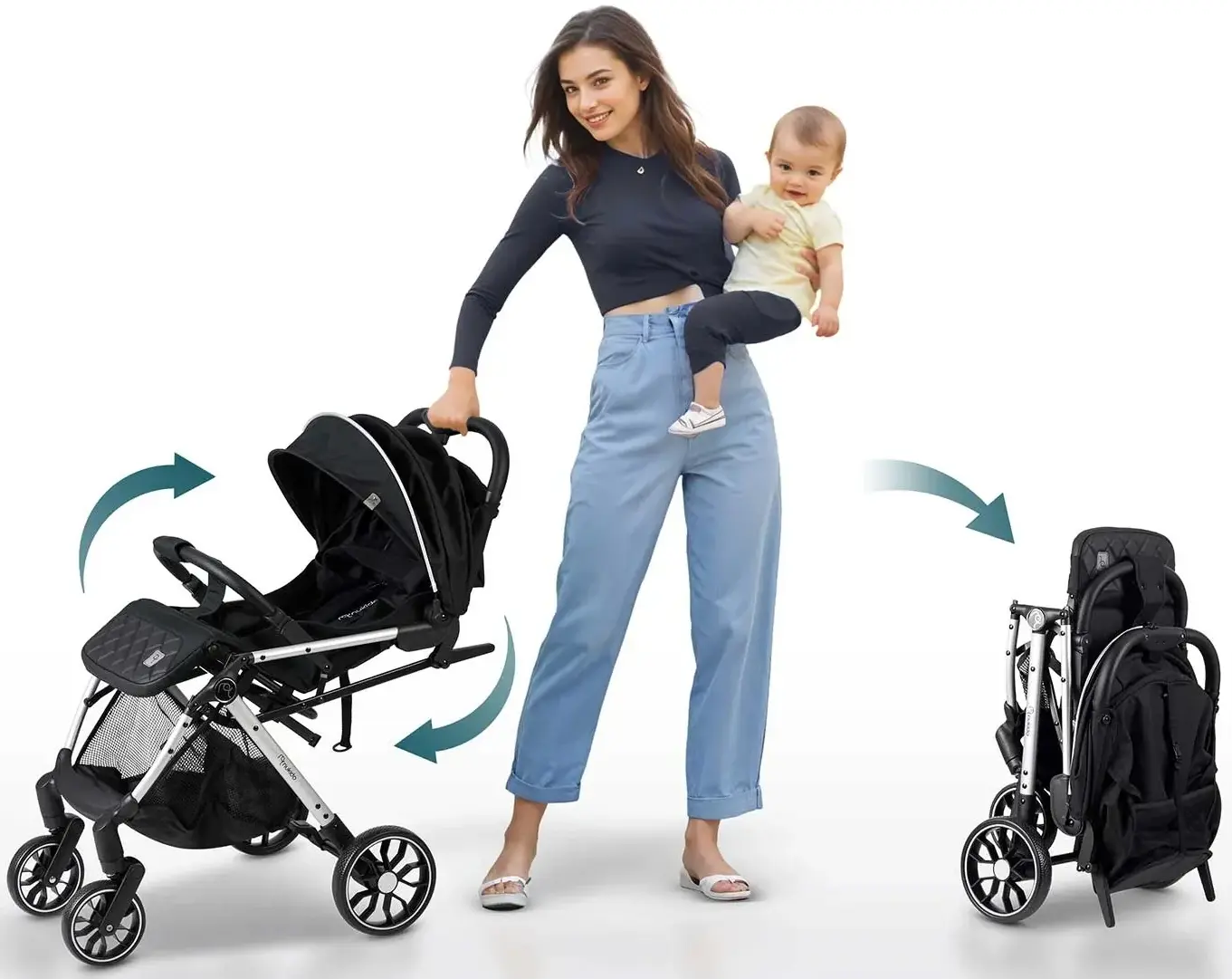 Коляска прогулочная Nukido Paseo 716000 (Black) - 3