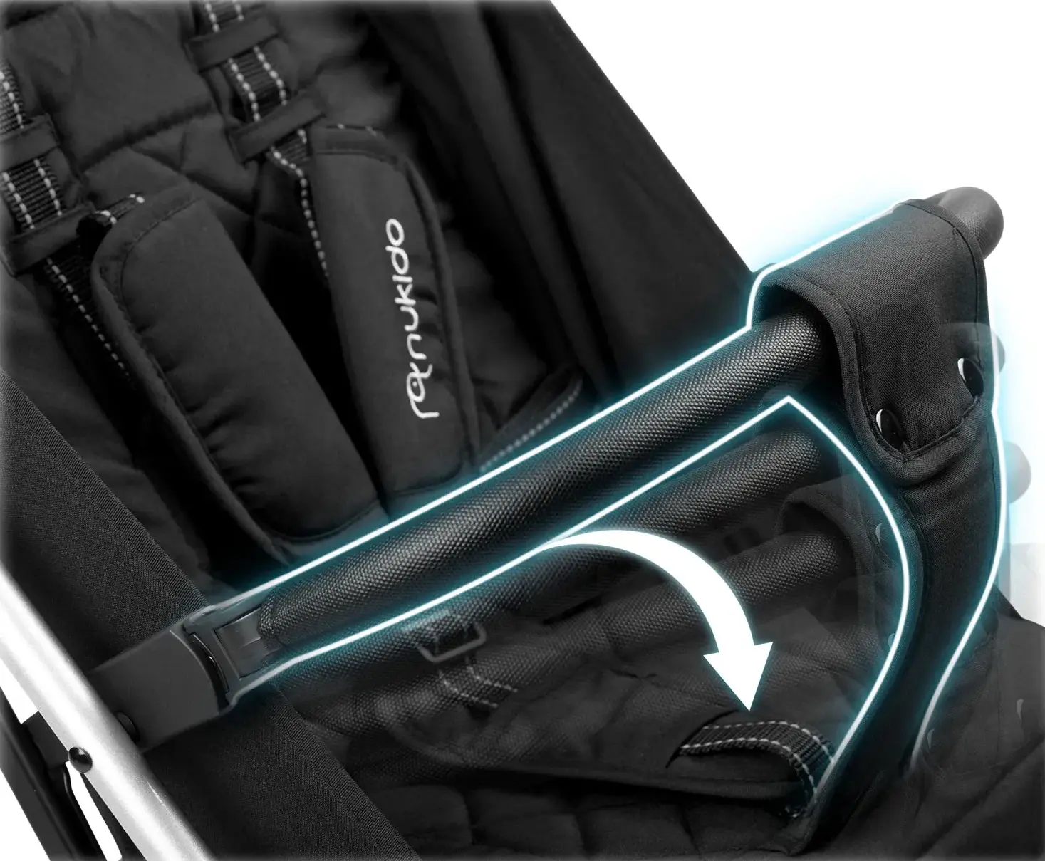 Коляска прогулочная Nukido Paseo 716000 (Black) - 9