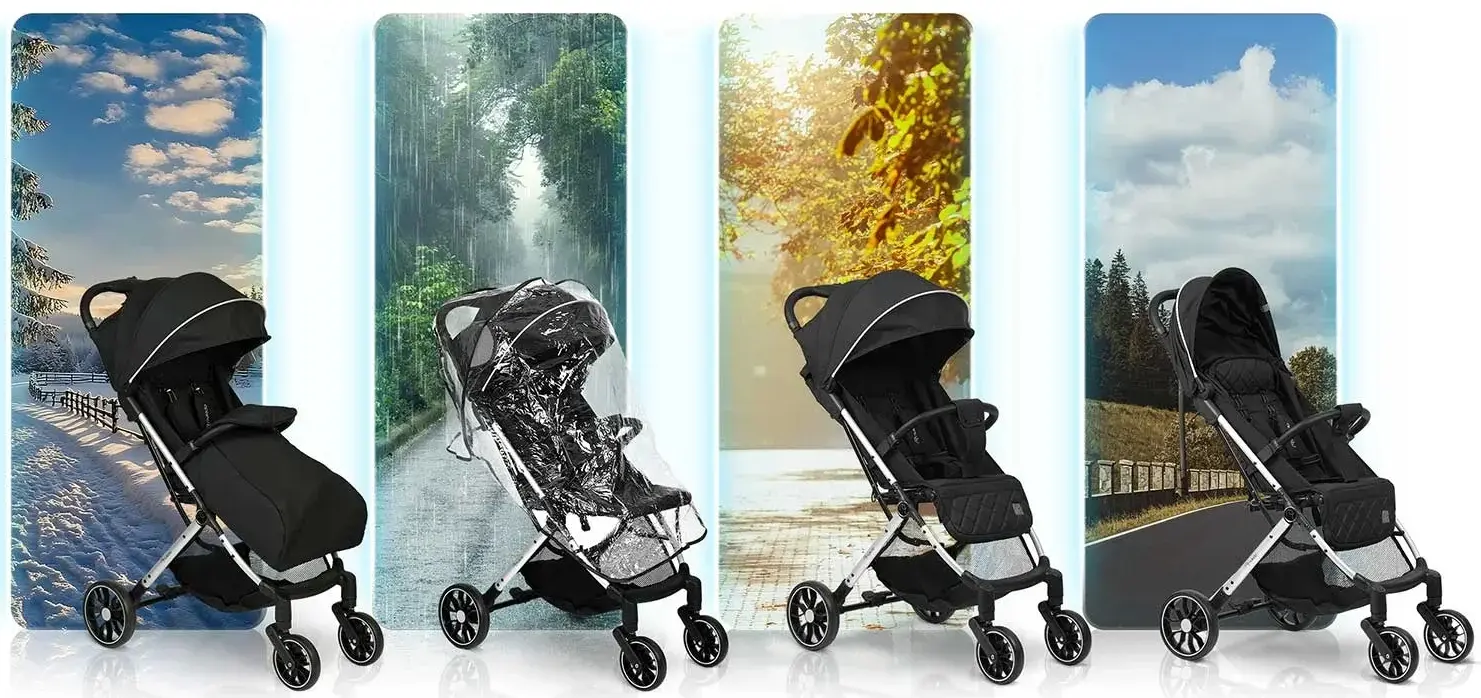 Коляска прогулочная Nukido Paseo 716000 (Black) - 10