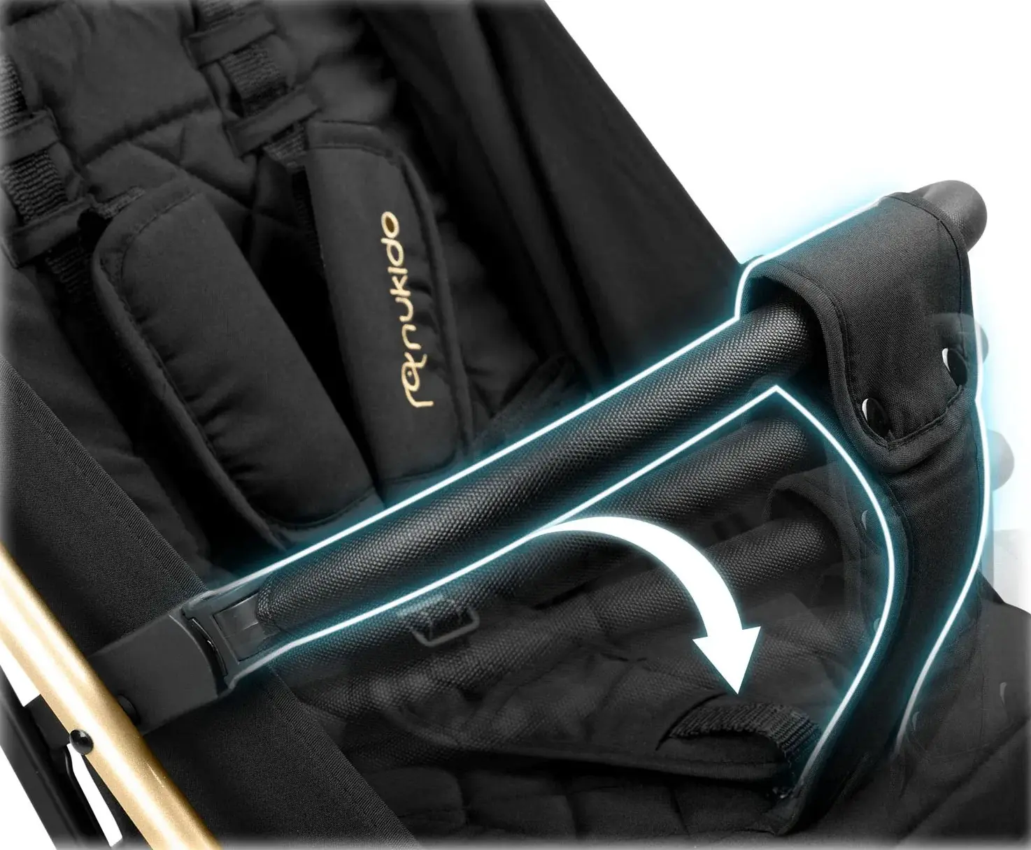 Коляска прогулочная Nukido Paseo 716001 (Black) - 12