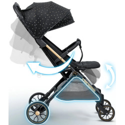 Коляска прогулочная Nukido Paseo 716001 (Black) Thumb