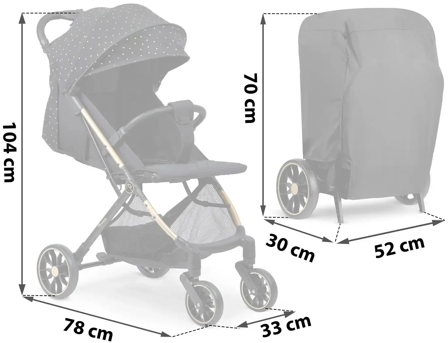Коляска прогулочная Nukido Paseo 716001 (Black) - 3