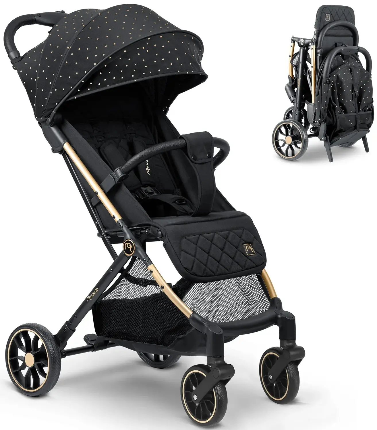 Коляска прогулочная Nukido Paseo 716001 (Black) - 5