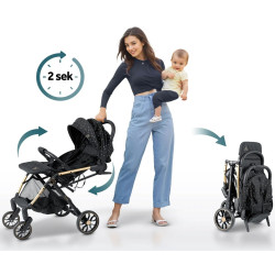 Коляска прогулочная Nukido Paseo 716001 (Black) Thumb