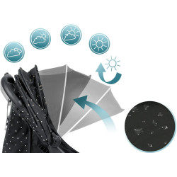 Коляска прогулочная Nukido Paseo 716001 (Black) Thumb