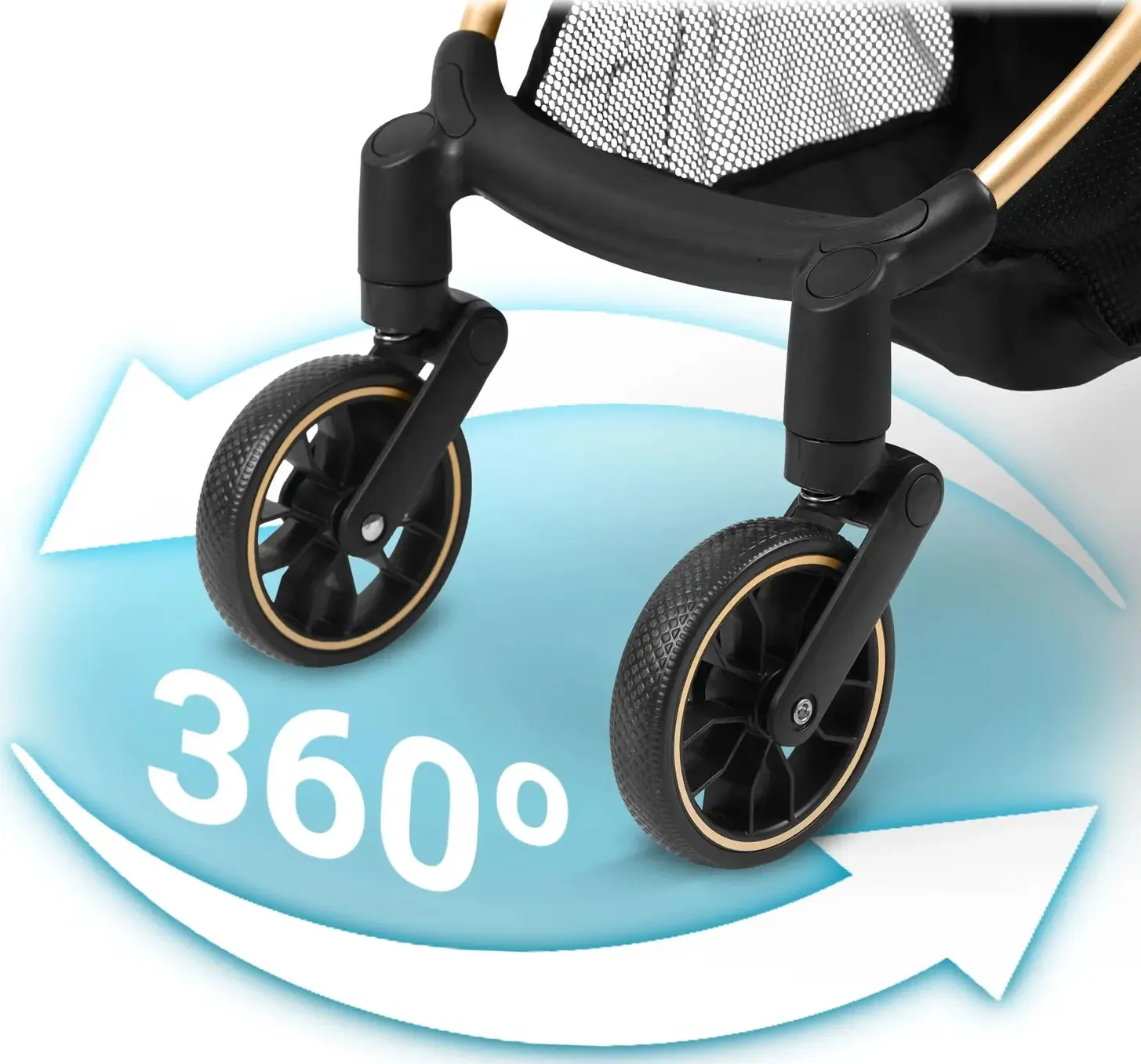 Коляска прогулочная Nukido Paseo 716001 (Black) - 8