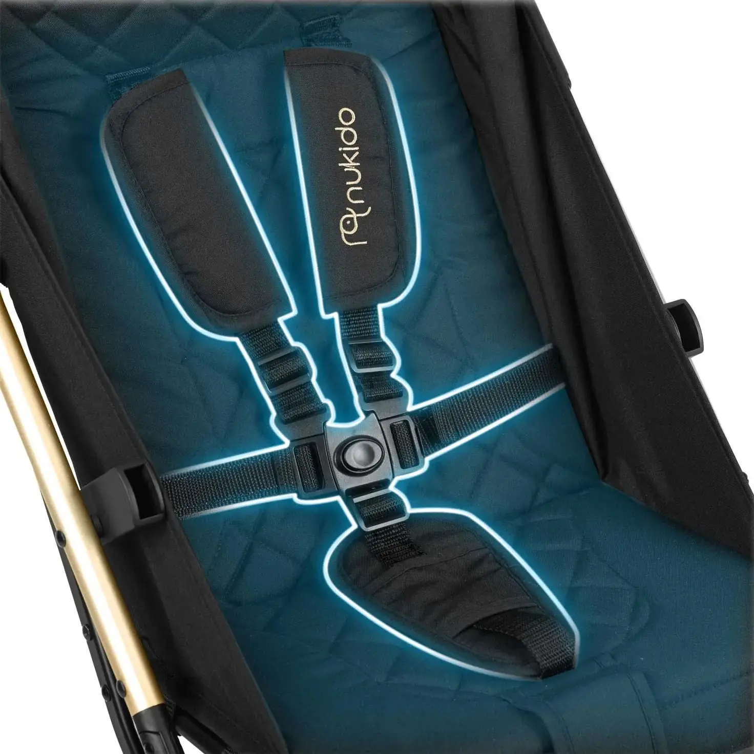 Коляска прогулочная Nukido Paseo 716001 (Black) - 10