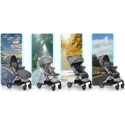 Carucior de plimbare Nukido Paseo 716002 (Heather Grey) Thumb