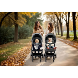 Carucior de plimbare Nukido Paseo 716002 (Heather Grey) Thumb
