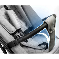 Carucior de plimbare Nukido Paseo 716003 (Light Grey/Black) Thumb