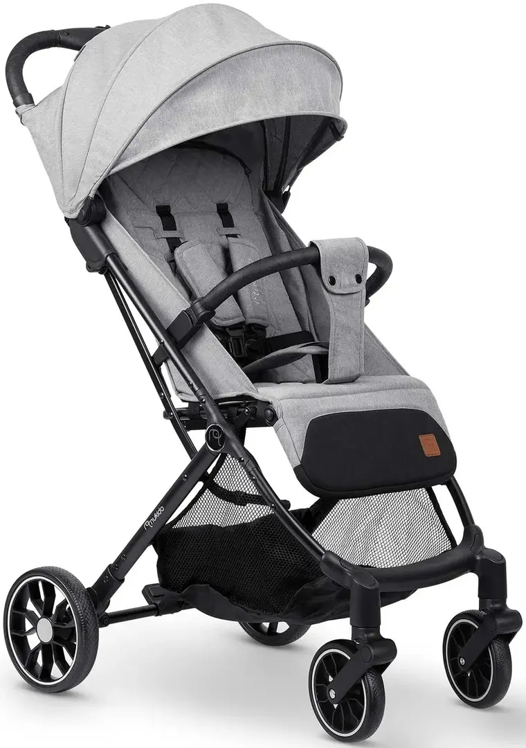 Carucior de plimbare Nukido Paseo 716003 (Light Grey/Black)