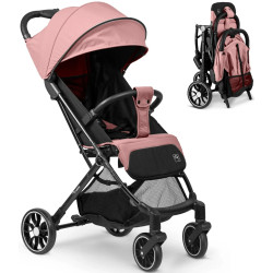 Carucior de plimbare Nukido Paseo 716004 (Pink/Black) Thumb