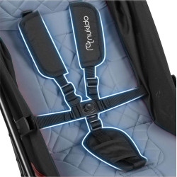 Carucior de plimbare Nukido Paseo 716004 (Pink/Black) Thumb