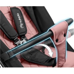 Carucior de plimbare Nukido Paseo 716004 (Pink/Black) Thumb