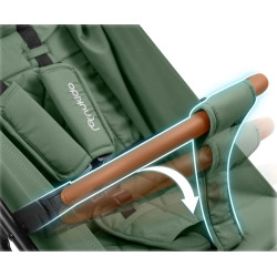 Carucior de plimbare Nukido Paseo 716005 (Green/Black) Thumb