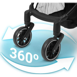 Carucior de plimbare Nukido Paseo 716005 (Green/Black) Thumb