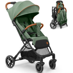Carucior de plimbare Nukido Paseo 716005 (Green/Black) Thumb